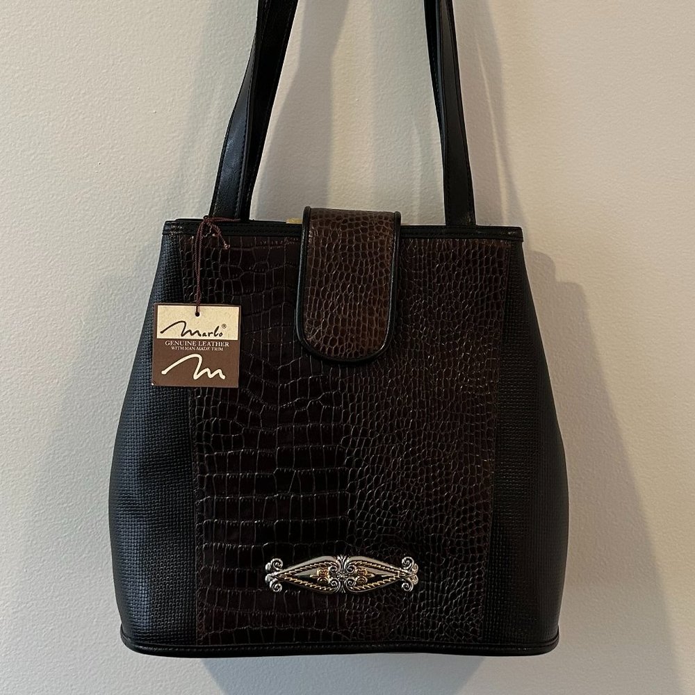BRAND NEW GENUINE LEATHER MARLO SHOULDER BAG!